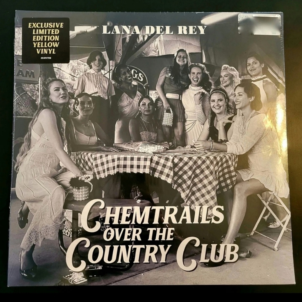 Lana Del Rey Vinyl Chemtrails Over The Country Club Yellow Vinyl New Sealed